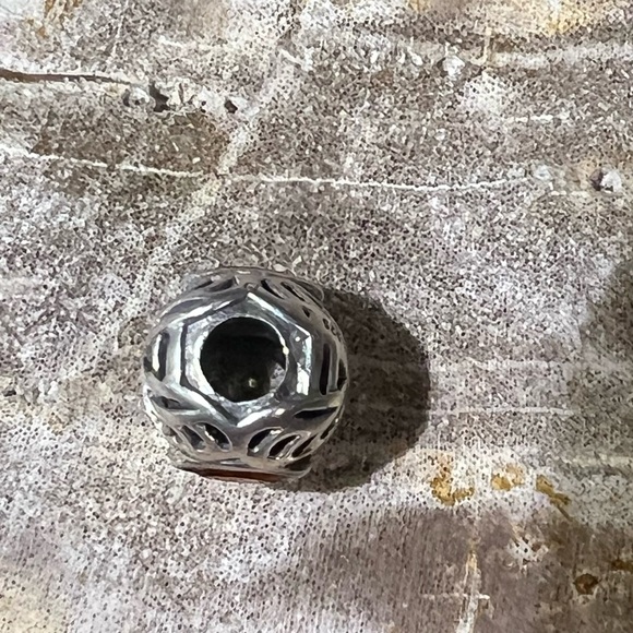 Authentic Amber Swarovski Chamilia- Celebrations November Birthstone 925 Charm - Picture 5 of 8